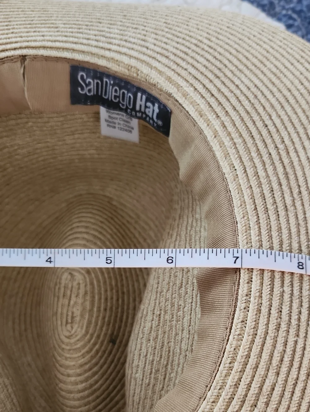 San Diego Hat Company Women’s Leopard Print Straw Fedora Hat - Beige and Black